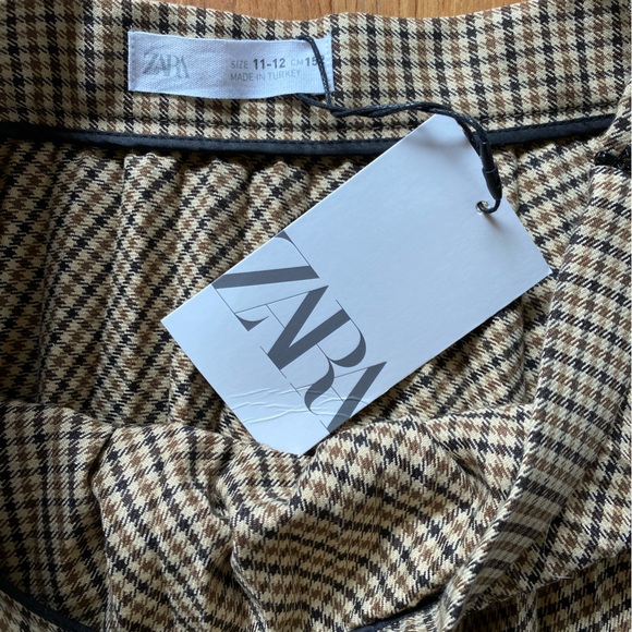 Zara girls 11-12 plaid skirt fits women’s size 2 BNWT - Picture 5 of 6